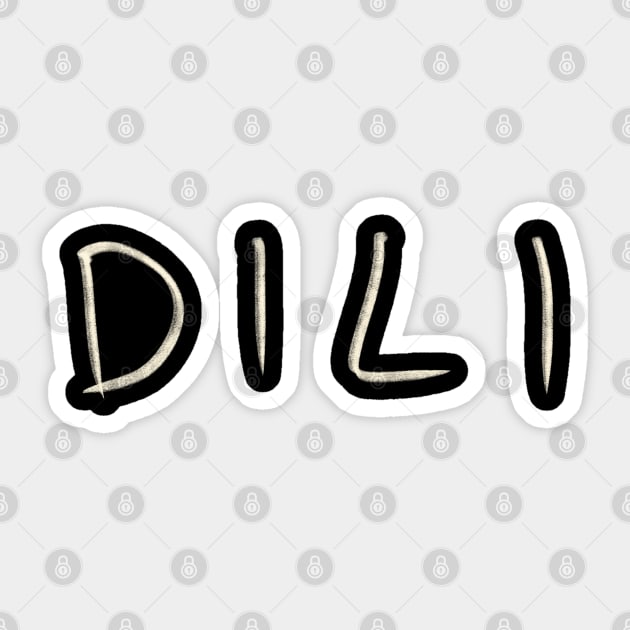 Dili Sticker by Saestu Mbathi